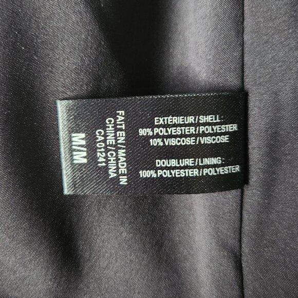 *NWT* Simons Felt-Like Gray Mini Dress – Sz M - Picture 7 of 8